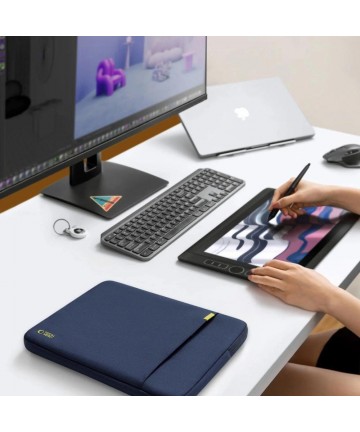 Tech-Protect Defender Laptop Bag 13-14 - Navy Blue