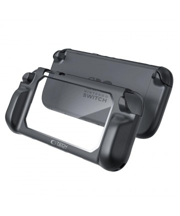 Tech-Protect MagMat Case for Nintendo Switch 2 - Black and Transparent