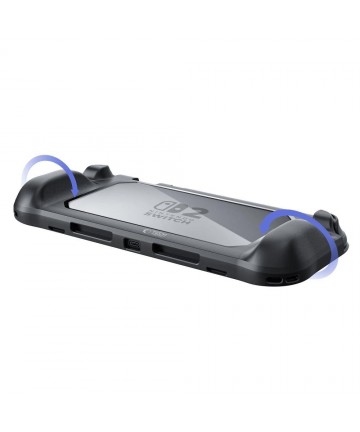 Tech-Protect MagMat Case for Nintendo Switch 2 - Black and Transparent