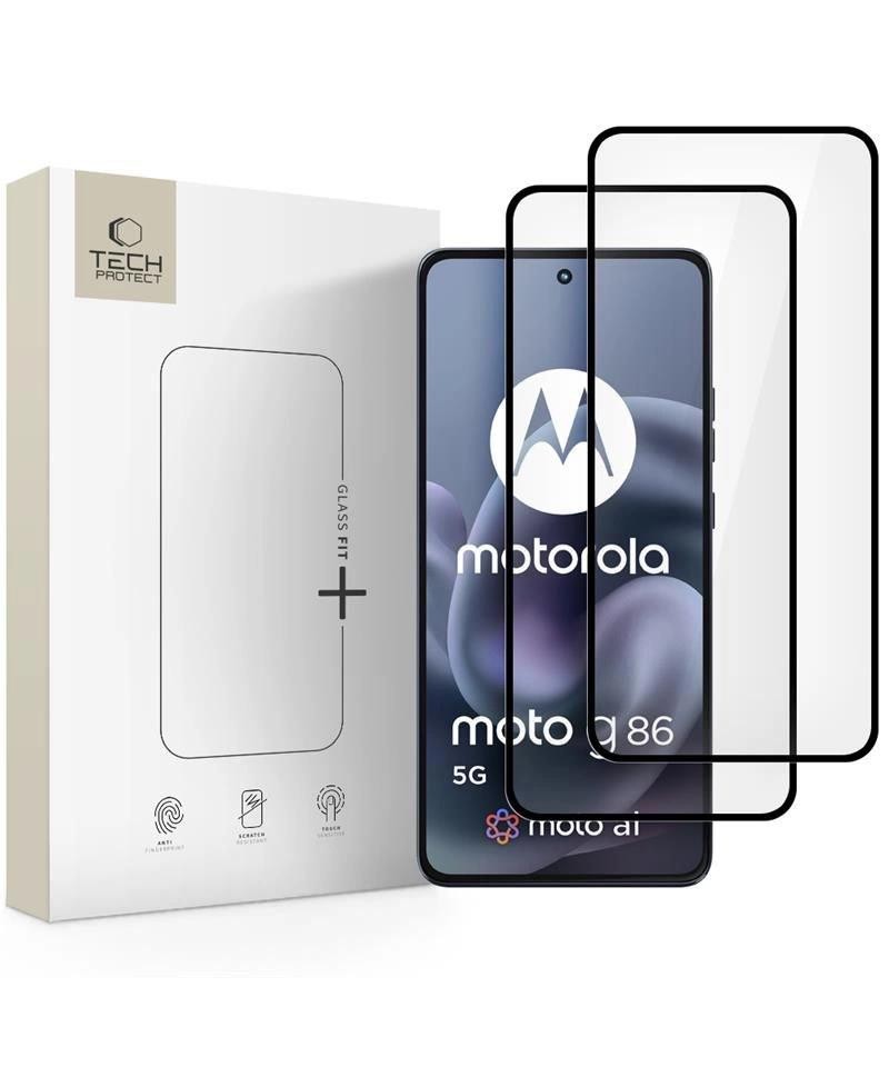 Tech-Protect Glass Fit+ 2-pack Tempered Glass Motorola Moto G86 5G / G86 5G Power - Black
