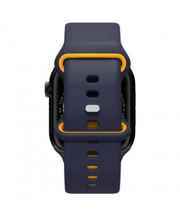 Spigen Nano Pop Strap for Apple Watch 40/41/42 mm - Navy Blue/Orange