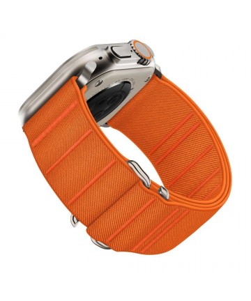 Tech-Protect Nylon Strap for Apple Watch 44 / 45 / 46 / 49 mm - Orange