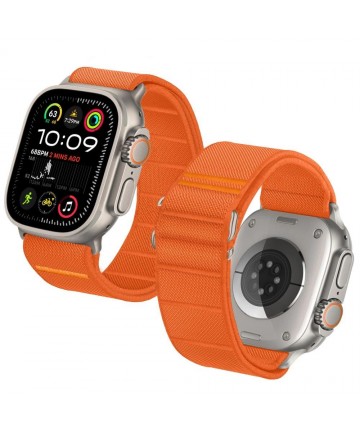 Tech-Protect Nylon Strap for Apple Watch 44 / 45 / 46 / 49 mm - Orange