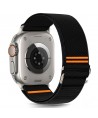 Tech-Protect Nylon Slip Strap for Apple Watch 44 / 45 / 46 / 49 mm - Black