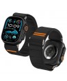 Tech-Protect Nylon Slip Strap for Apple Watch 44 / 45 / 46 / 49 mm - Black