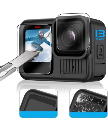 Tech-Protect Glass Fit+ 2-pack tempered glass for GoPro Hero 9 / 10 / 11 / 12 - transparent