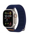 Tech-Protect Nylon Slip Strap for Apple Watch 44 / 45 / 46 / 49 mm - Navy Blue