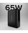 Powerbank SBS 20000mAh 65W PD AFC USB-C USB-A for laptop, tablet, smartphone - black
