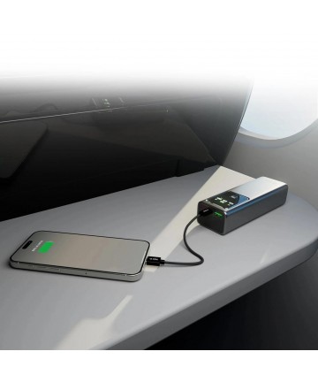Powerbank SBS 20000mAh PD 100W with LCD display - gray