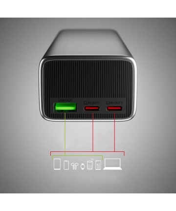 Powerbank SBS 10000mAh PD 35W with LCD display - gray