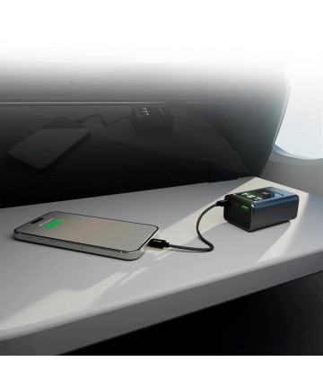 Powerbank SBS 10000mAh PD 35W with LCD display - gray