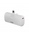 SBS EcoPower 5000 mAh 10W Powerbank with Built-in USB-C Port - White