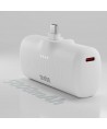 SBS EcoPower 5000 mAh 10W Powerbank with Built-in USB-C Port - White