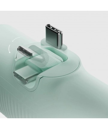 SBS EcoPower 5000 mAh 10W Powerbank with Built-in USB-C Port - Green