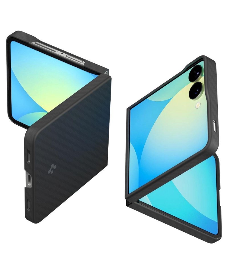 Spigen AirSkin Aramid Case for Samsung Galaxy Z Flip 7 - Black