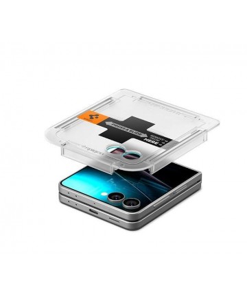 Spigen Glas.TR EZ Fit HD Tempered Glass Screen Protector for Samsung Galaxy Z Flip 7 - Transparent