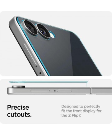 Spigen Glas.TR EZ Fit HD Tempered Glass Screen Protector for Samsung Galaxy Z Flip 7 - Transparent