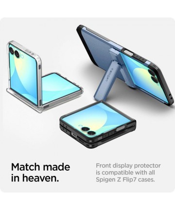 Spigen Glas.TR EZ Fit HD Tempered Glass Screen Protector for Samsung Galaxy Z Flip 7 - Transparent