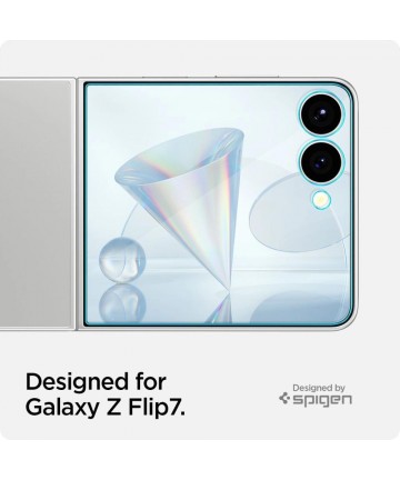 Spigen Glas.TR EZ Fit HD Tempered Glass 2-pack for Samsung Galaxy Z Flip 7 - Transparent