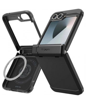 Spigen Tough Armor Pro Mag MagSafe Case for Samsung Galaxy Z Flip 6 / 7 FE - Black