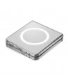 Spigen AirSkin Mag MagSafe Case for Samsung Galaxy Z Flip 7 - Clear and White