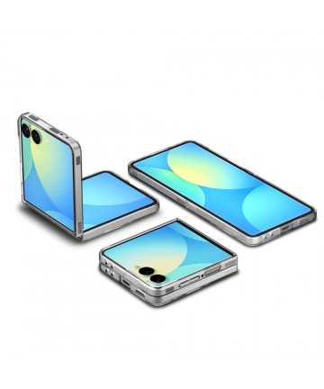 Spigen AirSkin Mag MagSafe Case for Samsung Galaxy Z Flip 7 - Clear and White