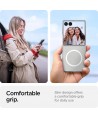 Spigen AirSkin Mag MagSafe Case for Samsung Galaxy Z Flip 7 - Clear and White