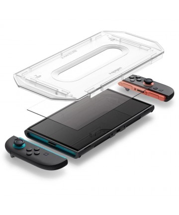Spigen Glas.Tr ”EZ FIT” Tempered Glass 2-pack for Nintendo Switch 2 - Transparent