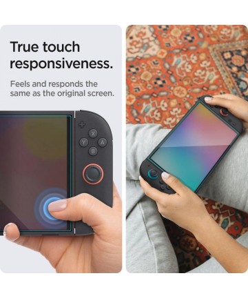 Spigen Glas.Tr ”EZ FIT” Tempered Glass 2-pack for Nintendo Switch 2 - Transparent