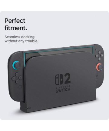 Spigen Glas.Tr ”EZ FIT” Tempered Glass 2-pack for Nintendo Switch 2 - Transparent