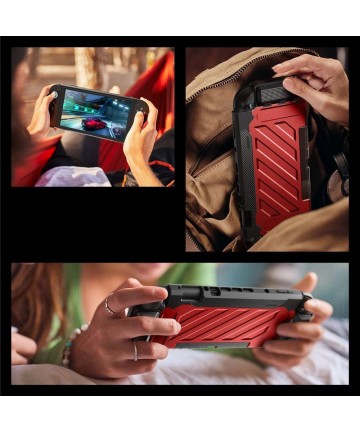 Supcase Unicorn Beetle Pro Case for Nintendo Switch 2 - Red and Black