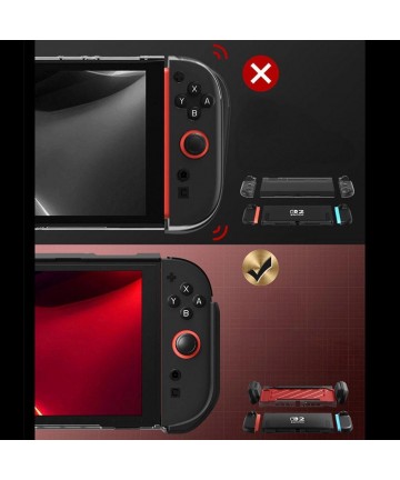 Supcase Unicorn Beetle Pro Case for Nintendo Switch 2 - Red and Black