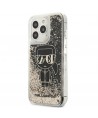 Karl Lagerfeld Liquid Glitter Gatsby Case for iPhone 13 Pro / iPhone 13 - Black