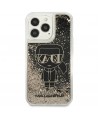 Karl Lagerfeld Liquid Glitter Gatsby Case for iPhone 13 Pro / iPhone 13 - Black