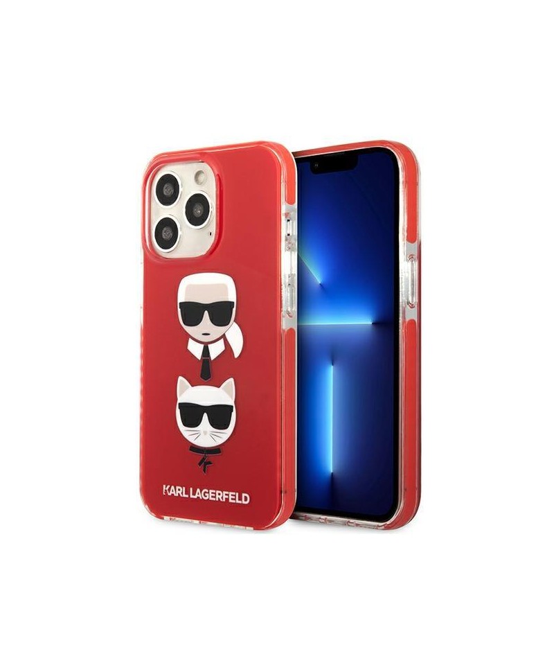 Karl Lagerfeld Karl&Choupette Head Case for iPhone 13 Pro / iPhone 13 - Red