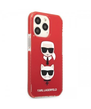 Karl Lagerfeld Karl&Choupette Head Case for iPhone 13 Pro / iPhone 13 - Red