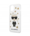 Karl Lagerfeld Flower Ikonik Karl Case for iPhone 13 mini - Transparent