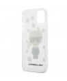 Karl Lagerfeld Flower Ikonik Karl Case for iPhone 13 mini - Transparent
