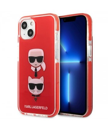 Karl Lagerfeld Karl&Choupette Head Case for iPhone 13 mini - Red