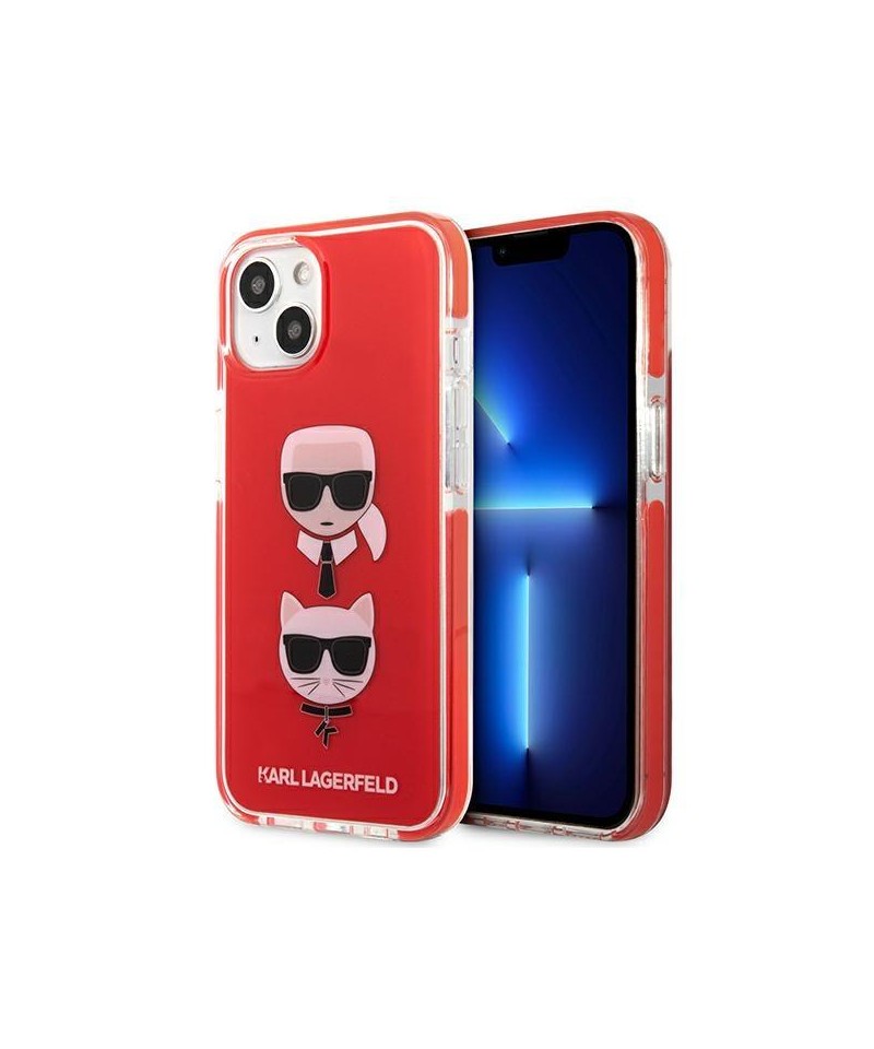 Karl Lagerfeld Karl&Choupette Head Case for iPhone 13 mini - Red