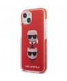 Karl Lagerfeld Karl&Choupette Head Case for iPhone 13 mini - Red