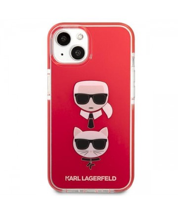 Karl Lagerfeld Karl&Choupette Head Case for iPhone 13 mini - Red
