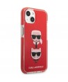 Karl Lagerfeld Karl&Choupette Head Case for iPhone 13 mini - Red