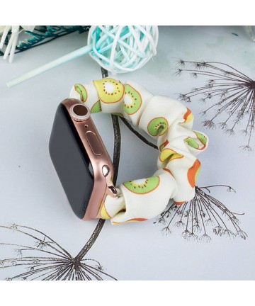 Fabric band for Apple Watch 38 / 40 / 41 mm strap bracelet rubber band - kiwi