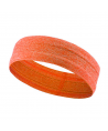 Elastic fabric headband for running fitness orange