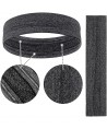 Elastic fabric headband for running fitness orange