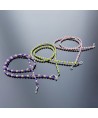 Chain for glasses beads pendant green