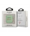 Guess GUA2LSCHSN AirPods cover green/green Silicone Charm Heart Collection