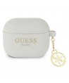 Guess GUA3LSC4EG AirPods 3 cover grey/grey Silicone Charm 4G Collection