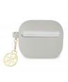 Guess GUA3LSC4EG AirPods 3 cover grey/grey Silicone Charm 4G Collection